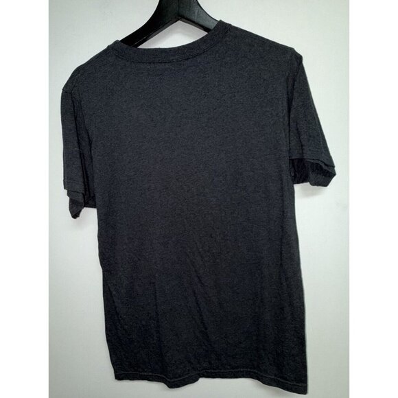 Nirvana Shirt Adult Size Large Charcoal Gray Heather Tie Dye Smiley Short Sleeve - Picture 3 of 4